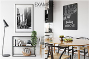 Frames & Walls Scandinavian Bundle-4, a Household Mockup by Yuri-U (Thumbnail 9 of 38)