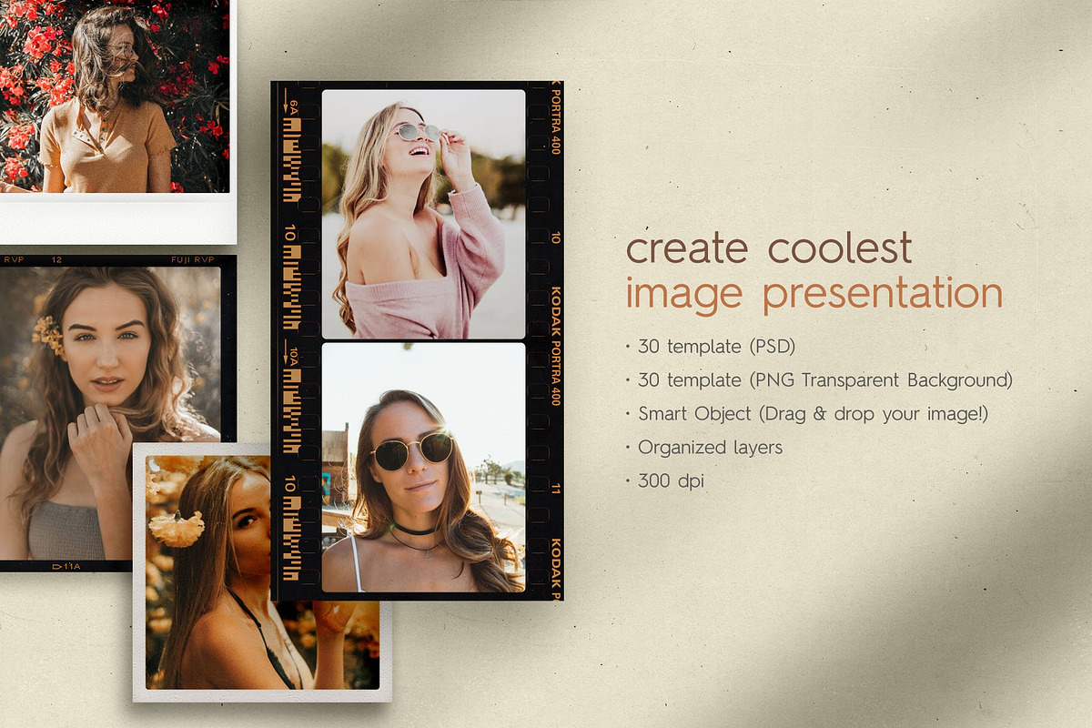 Film Frames Creator Kit, a Graphic by Mockup Store (Photo 1 of 4)