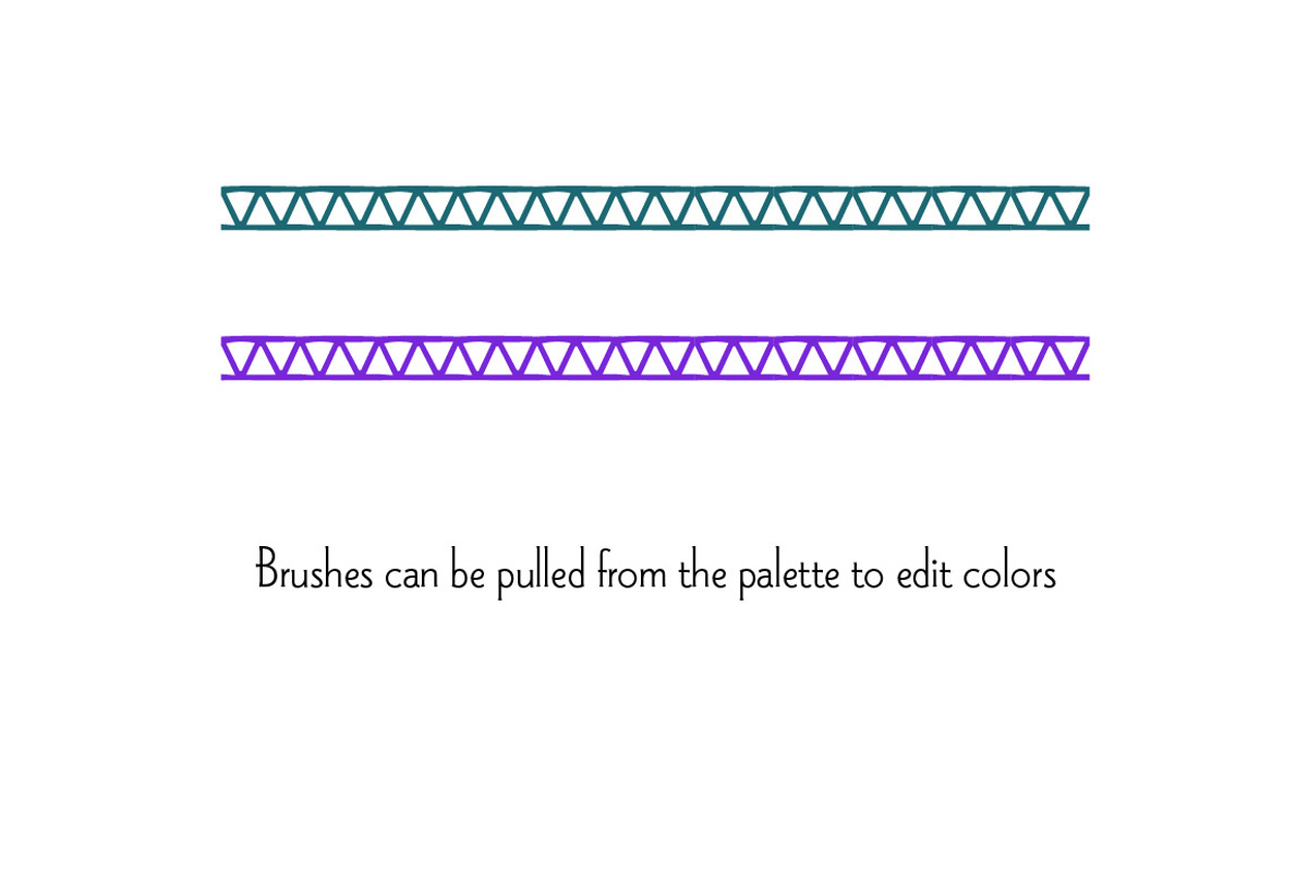 Hand Drawn Stitched Border Patterns, a Pattern Graphic by Melissa Held Designs (Photo 5 of 5)