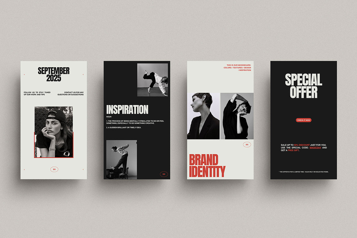 RED | Instagram Template - Stories, a Social Media Template by Moscovita Studio (Photo 3 of 18)
