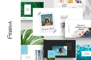 Freesia Keynote Template