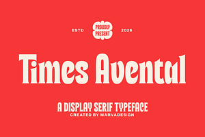 Times Avental Font