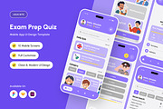 CerdasQ – Study Test UI Kit, an App Template by productype1 (Thumbnail 1 of 5)