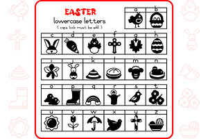 Easter Icons - Dingbat Font