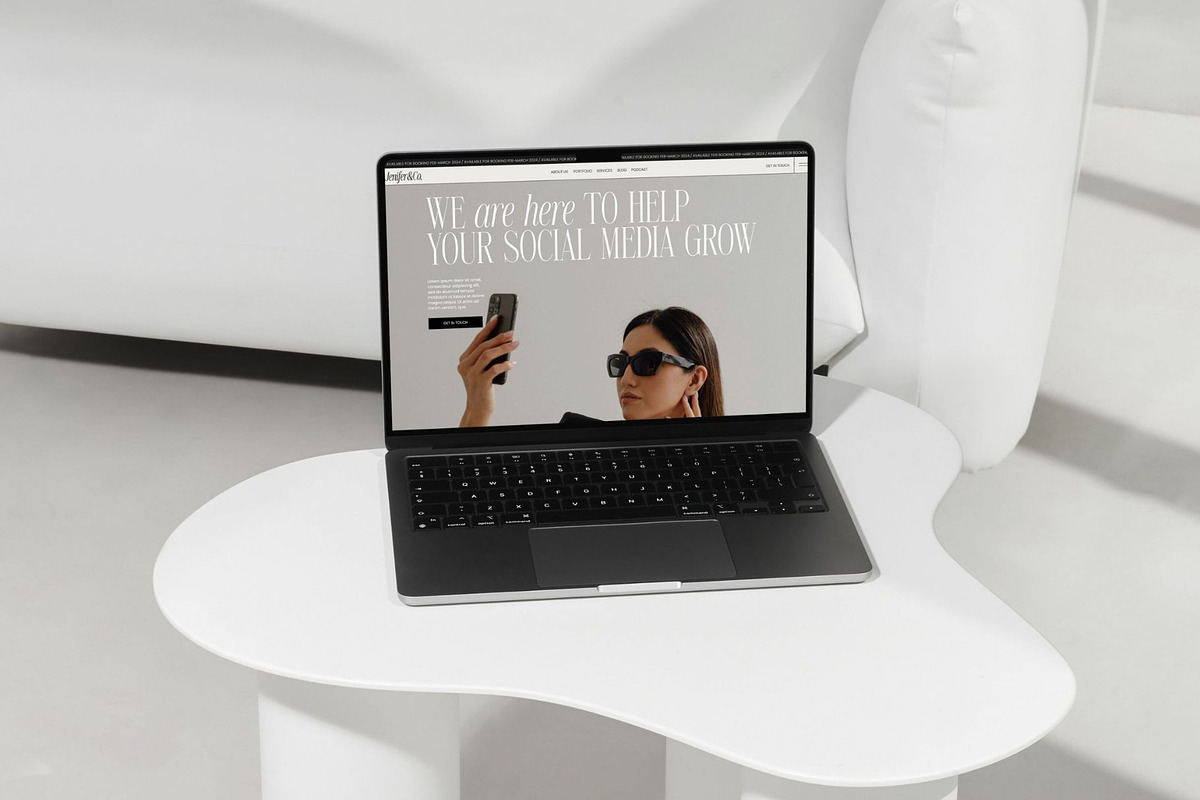 Showit Marketing Coach Website, an App Template by Digital&Chic (Photo 2 of 8)