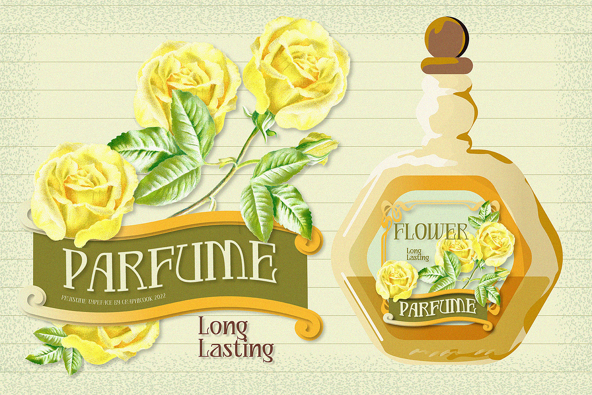 Pruistine, a Font by graphicook (Photo 7 of 12)