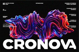 Cronova Family Sans Serif
