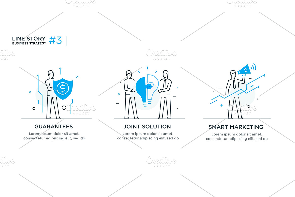 Set of illustrations concept with, a Finance Illustration by turbodesign