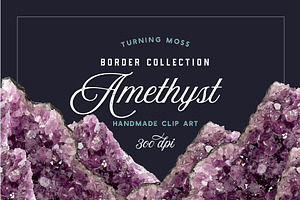 Amethyst Borders - Gemstone Edges