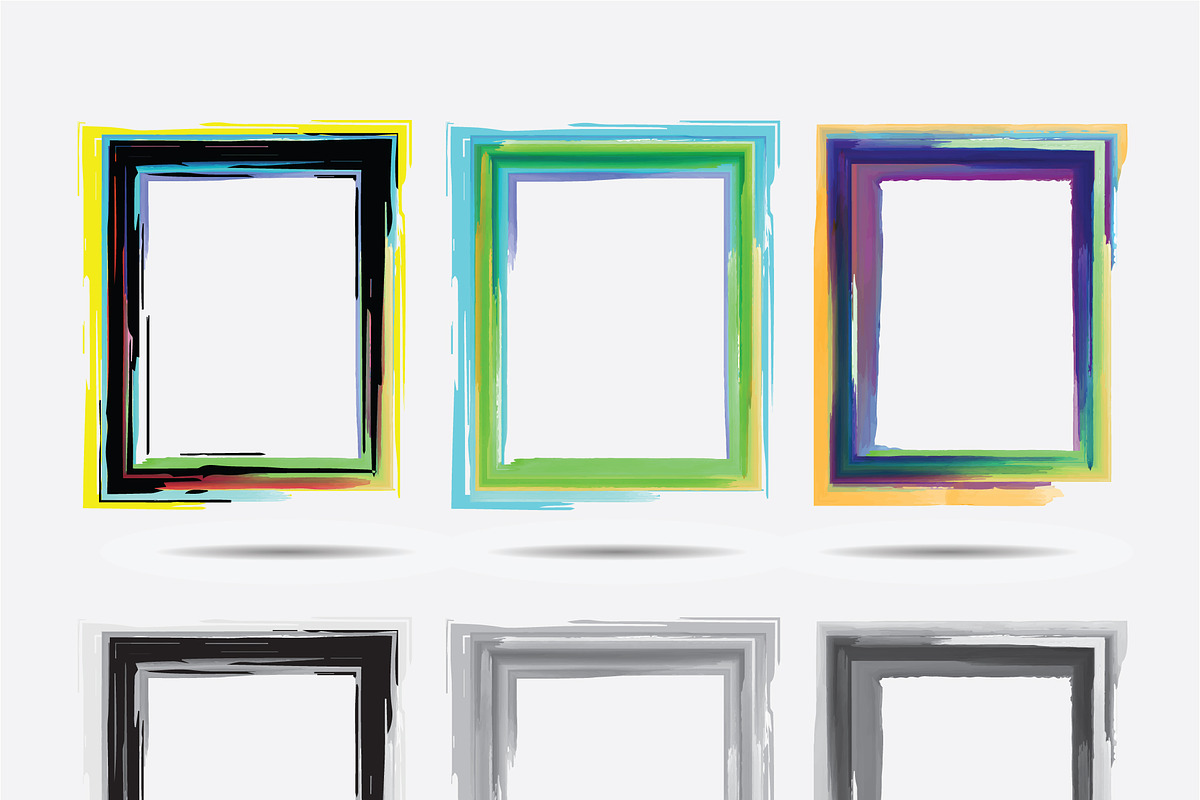 Bundle Watercolor Frame Border, a Texture Graphic by MRI STUDIO (Photo 15 of 16)