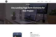 Uny Landing page templates - 6 in 1, a Landing Page Template by emagweb (Thumbnail 5 of 7)