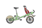 Big set of twelve different bicycles, a Healthcare Illustration by WINS Doodle shop (Thumbnail 16 of 17)