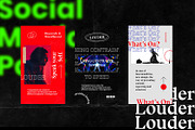 LOUDER - Urban Social Media Brand, a Social Media Template by Dirtytemp Studio (Thumbnail 11 of 12)