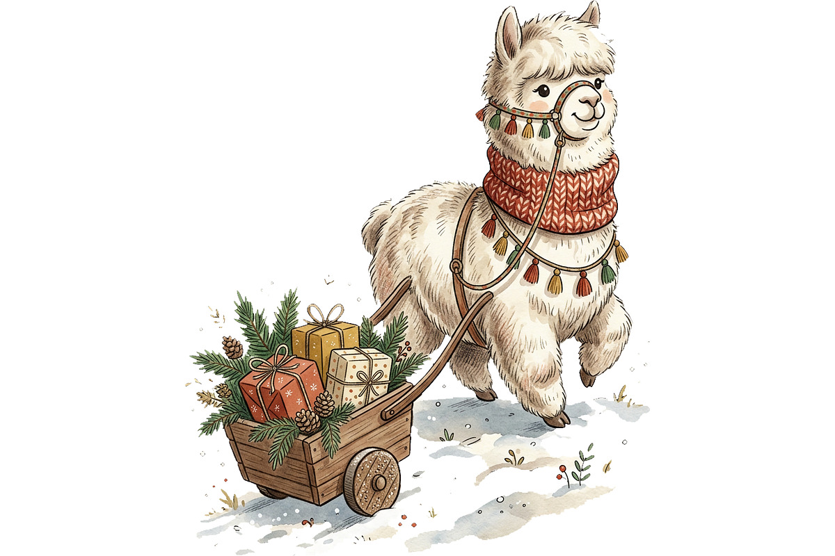 Cozy Winter Animals Clipart Bundle, an Animal Illustration by T-shirt Pond (Photo 2 of 26)
