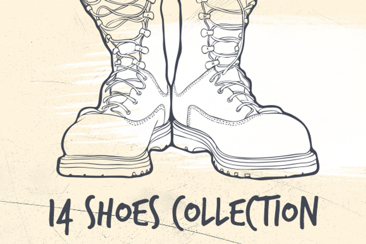 14 Shoes Collection, a Work Illustration by Mantas Bac (Photo 1 of 3)