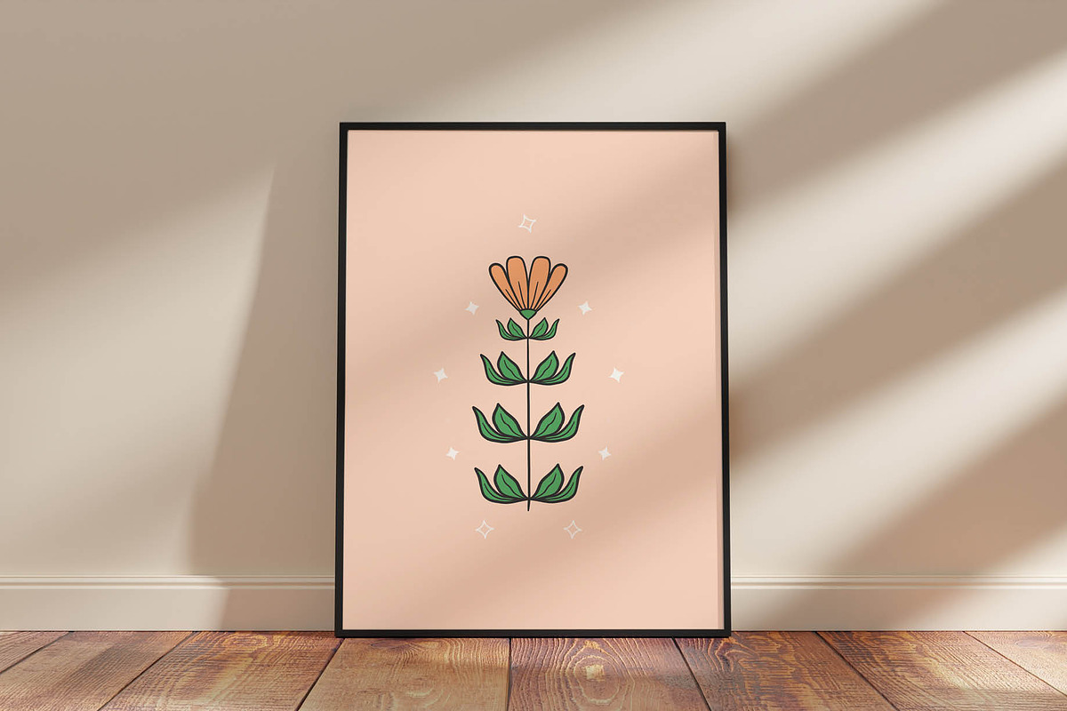 Floral Line Art Set for Procreate, a Brush Add-On by Pencil Twist (Photo 6 of 10)