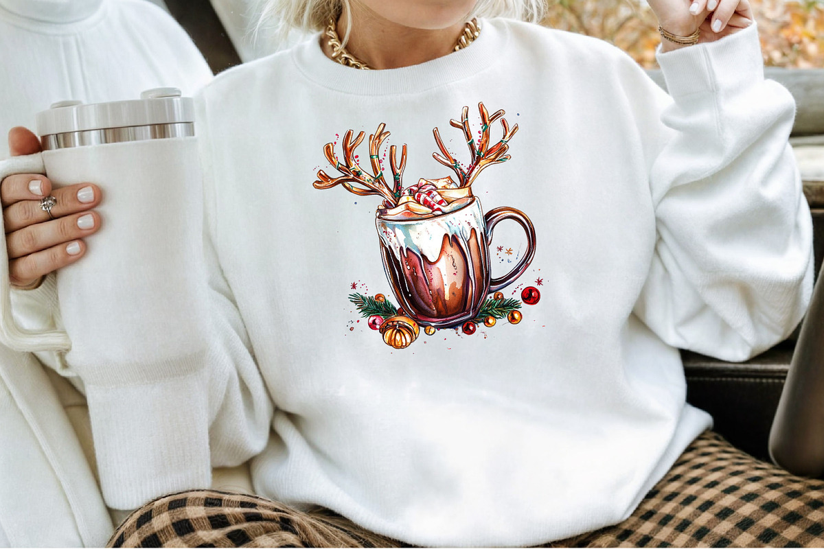 Christmas Hot Cocoa Sublimation Clip, an Illustration by Sublimation Artist (Photo 4 of 6)