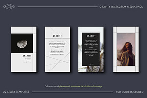 Gravity Animated Instagram Media Kit