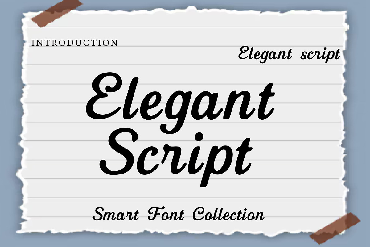 Elegant script, a Script Font by Wow Magic (Photo 1 of 3)