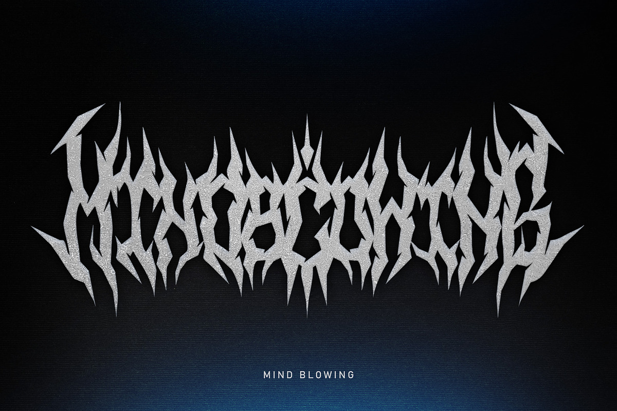 Morexbomb | Metal Font, a Blackletter Font by WingBuk (Photo 4 of 13)