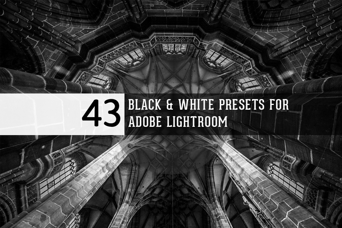 Black & White presets for Lightroom, an Action Add-On by Hombre-cz (Photo 1 of 9)