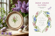 FRESH SPRING FLOWERS watercolor set, a Decorative Illustration by long summer (Thumbnail 2 of 11)