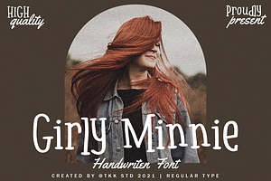 Girly Minnie - Handwritten Font