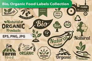 Bio, Organic Food Labels and Emblems