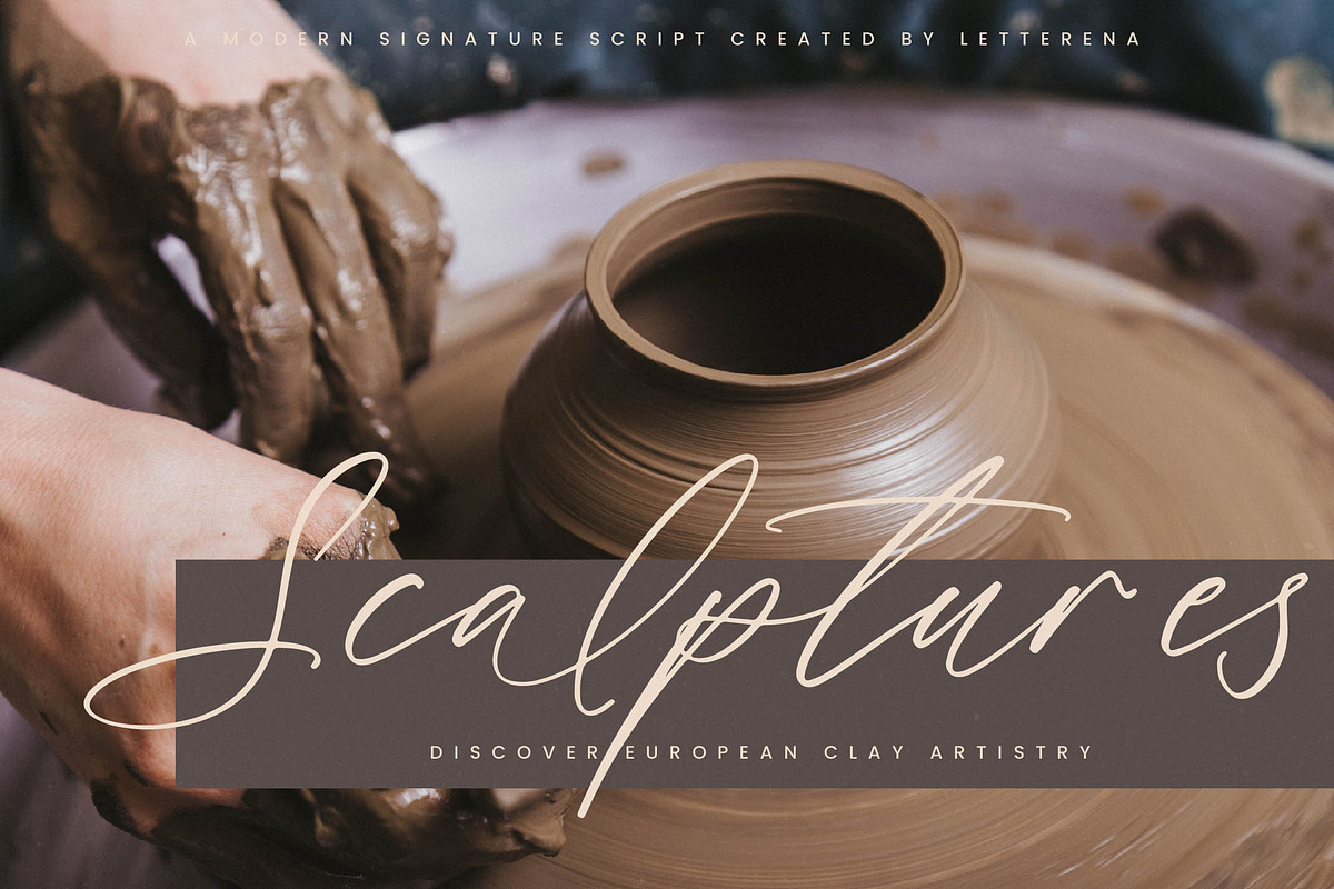 Centtores Pasture Modern Signature, a Script Font by Letterena Studios Script (Photo 11 of 14)