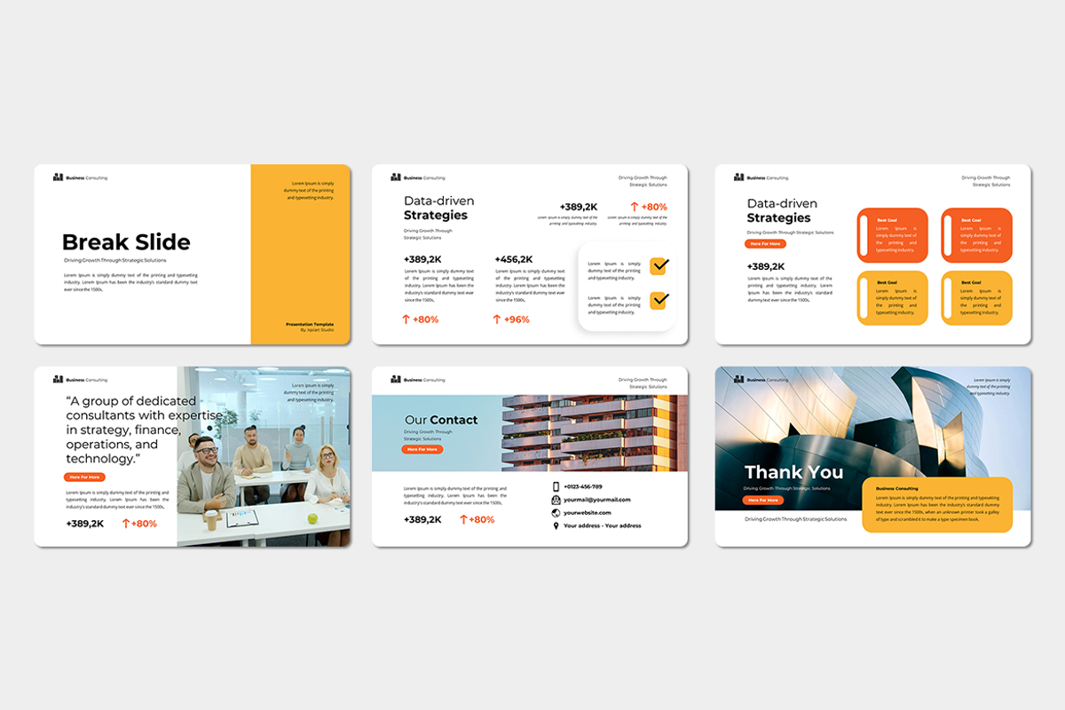 Business Consulting - Google Slides, a Presentation Template by Iqsiart Studio (Photo 3 of 3)