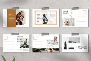 Moodboard Postcard Templates