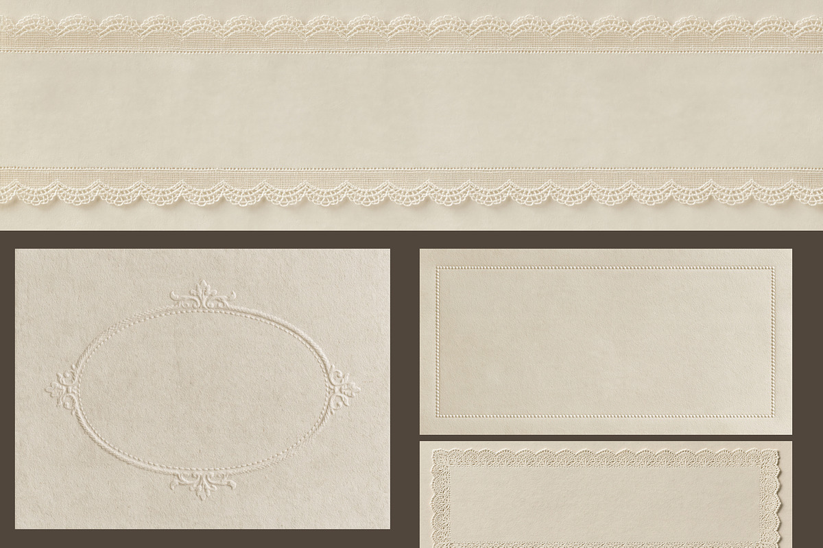 Embossed Beige Frame Backgrounds Set, a Background Graphic by Make ...