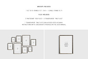 Gallery Wall Mockup Set of 8 | 14, a Product Mockup by DESIGN BY nube (Thumbnail 3 of 8)