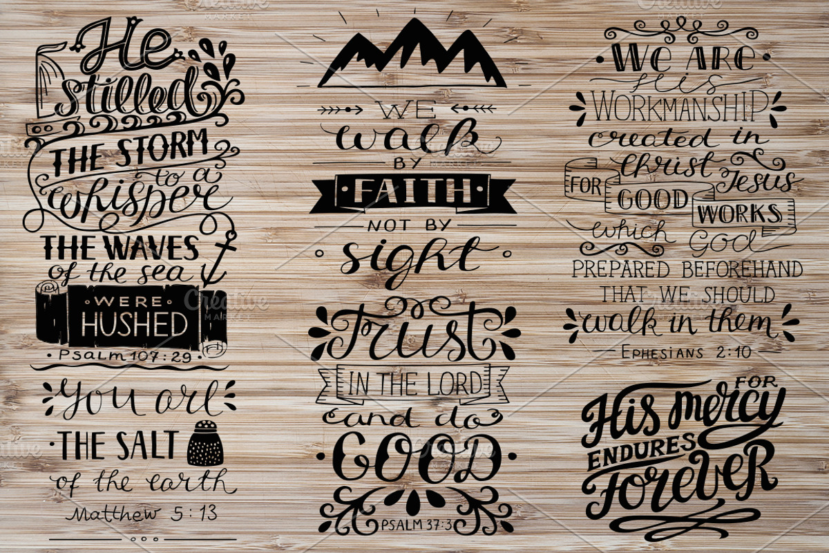 6 GREAT BIBLE VERSES part 5, an Illustration by Ola-la-la (Photo 3 of 10)