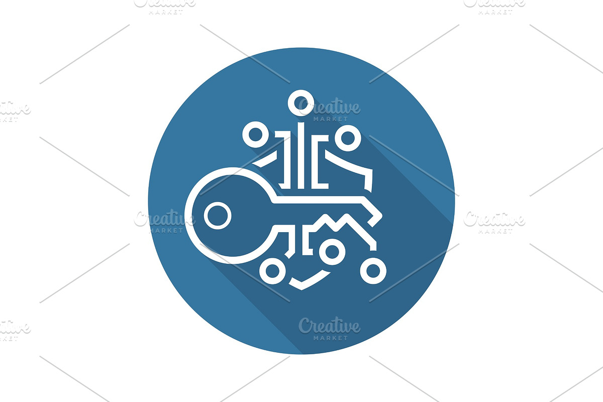 Crypto Key Management Icon., an Icon by PictureInStock | Creative Market