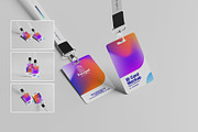 ID Card Mockup, a Product Mockup by PixelPiknik (Thumbnail 1 of 8)