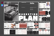 Marketing Plan Presentation Template, a Presentation Template by E-Type (Thumbnail 1 of 5)