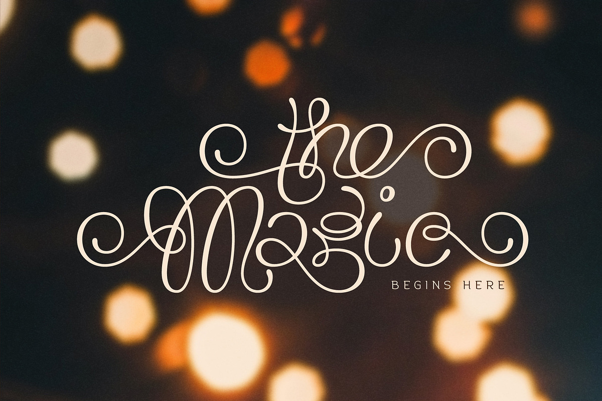 Flourel, a Script Font by Gleb Guralnyk (Photo 2 of 11)