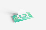 Wett Wipes Mockup, a Product Mockup by Indah (Thumbnail 3 of 6)