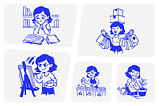 Emma: Character Universe, a Person Illustration by Danil Polshin (Thumbnail 13 of 14)