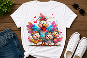Farm Chicken Mama Baby Clipart, a Seasonal Illustration by CreationArt (Thumbnail 5 of 7)