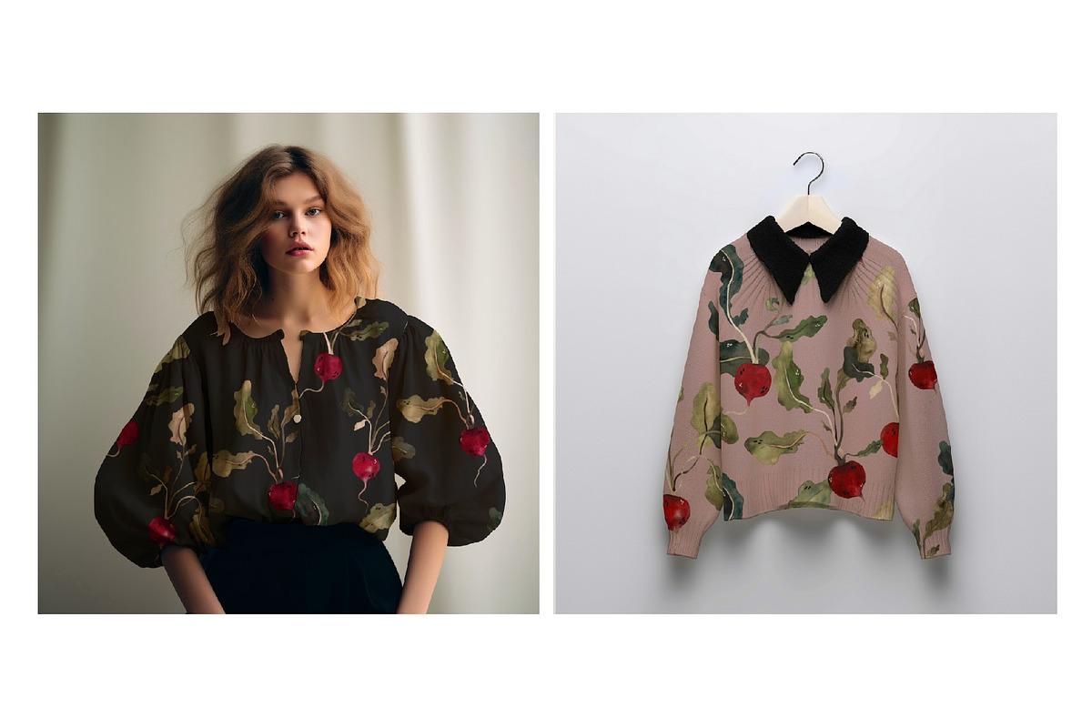 RADISH, a Pattern Graphic by PASHKOVA (Photo 9 of 9)