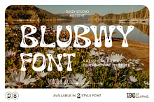 Aesthetic Bubbly Experimental Font