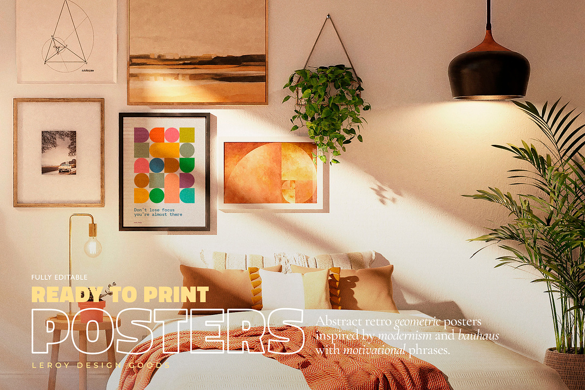 Abstract Geometric Posters, a Graphic by LEROY Design (Photo 3 of 7)