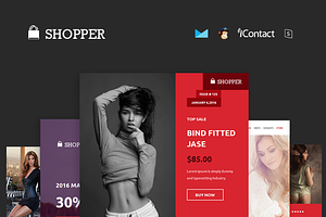 shopper Email + Theme Builder