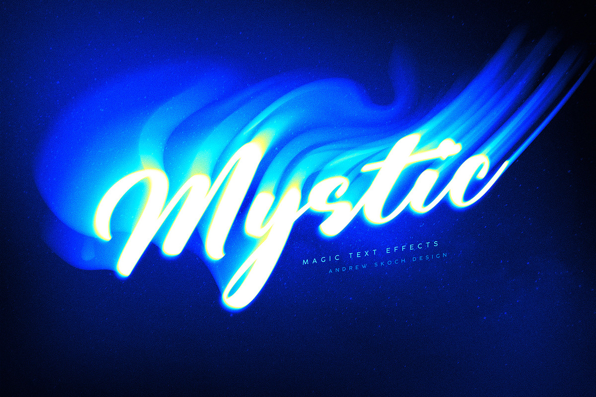 Mystic Blur Text Effects, a Layer Style Add-On by Andrew Skoch Design (Photo 5 of 11)