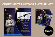 Church Flyer Canva Template, a Social Media Template by Sipi_Graphics (Thumbnail 1 of 3)