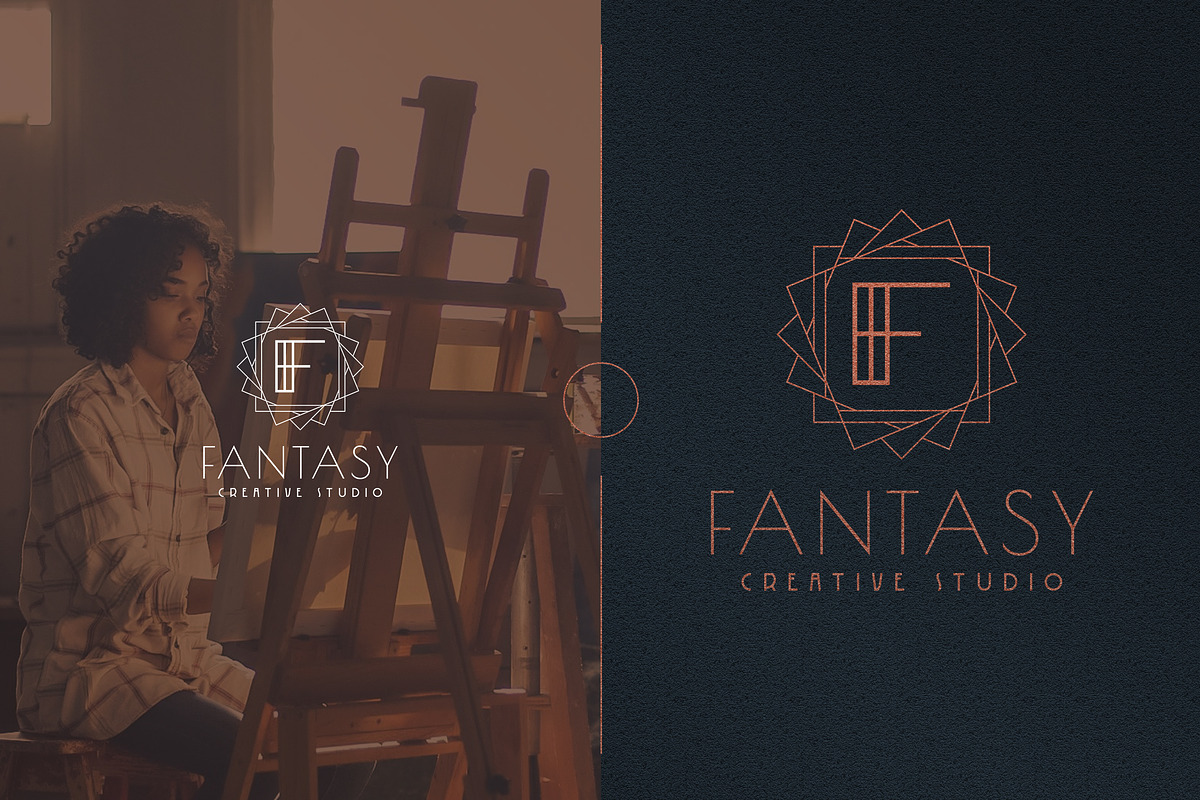 Art Deco A-Z Logo Templates, a Branding & Logo Template by VP Fonts (Photo 7 of 29)