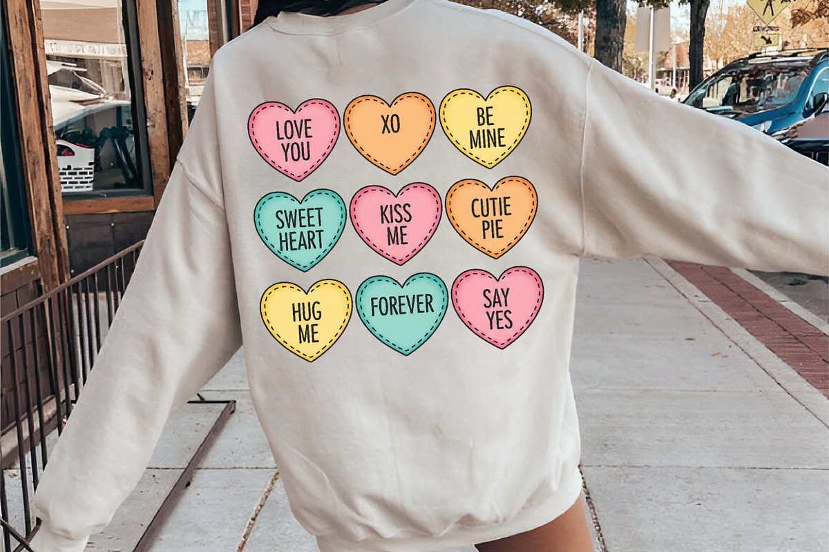 Candy Heart Sublimation Design, an Illustration by SinaCreation (Photo 9 of 10)
