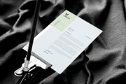 Minimalist Corporate Letterhead, a Stationery Template by AyshaCanvas (Thumbnail 3 of 3)